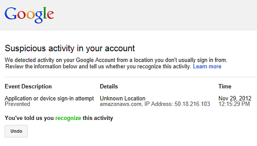 Screenshot of Step Three: Success. Google acknowledges your authorization